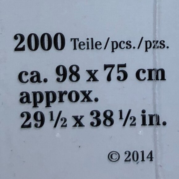 New sealed Ravensburger 2000pcs Puzzle-World of Books| Adult Puzzles - Picture 14 of 15